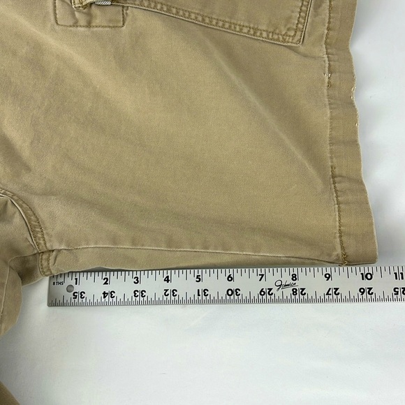 Old Navy Men's Distressed Cargo Shorts Khaki Tan Size 34 - Picture 6 of 15